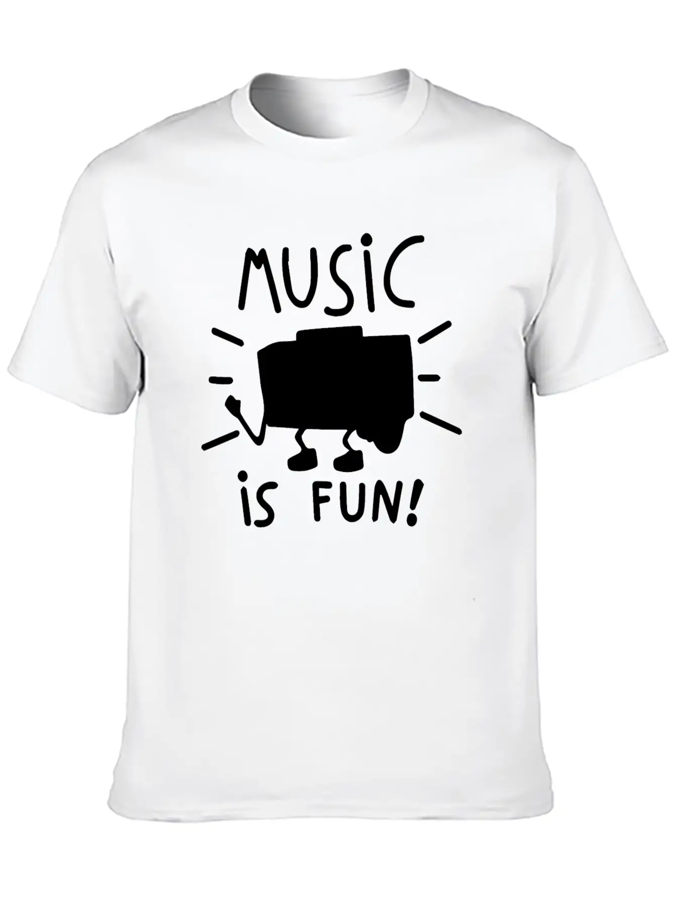 MUSIC IS FUN COOL BIRTHDAY PRESENT SURPRISE IDEA Classic Cotton Tee – Unisex Comfort For Any Season