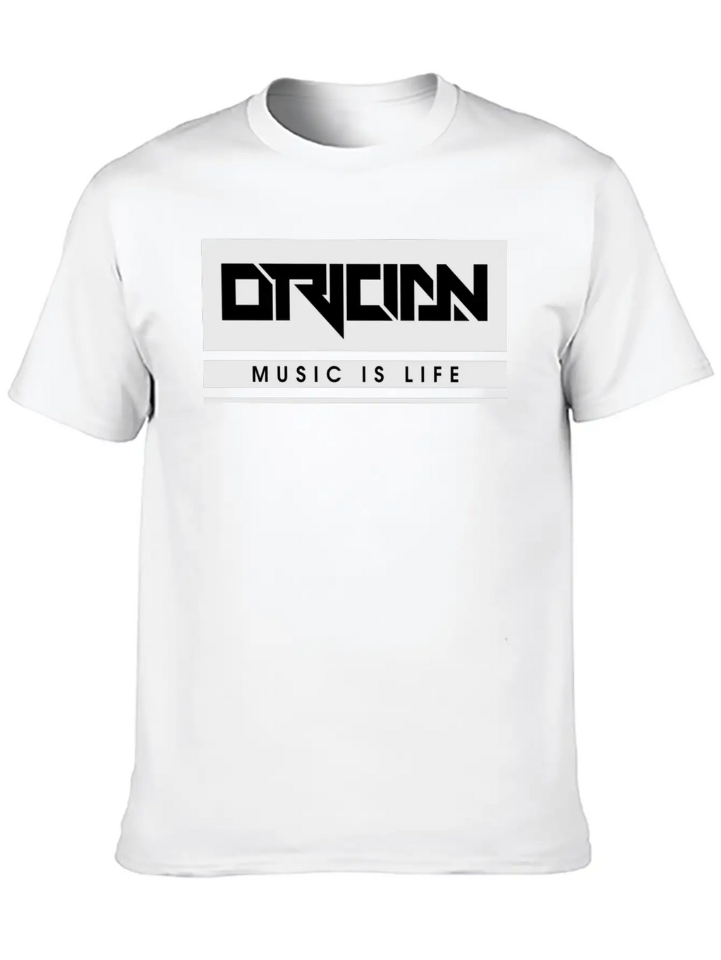 Music Is Life Black Unisex Casual T-Shirt – Clean Design For Daily Comfort
