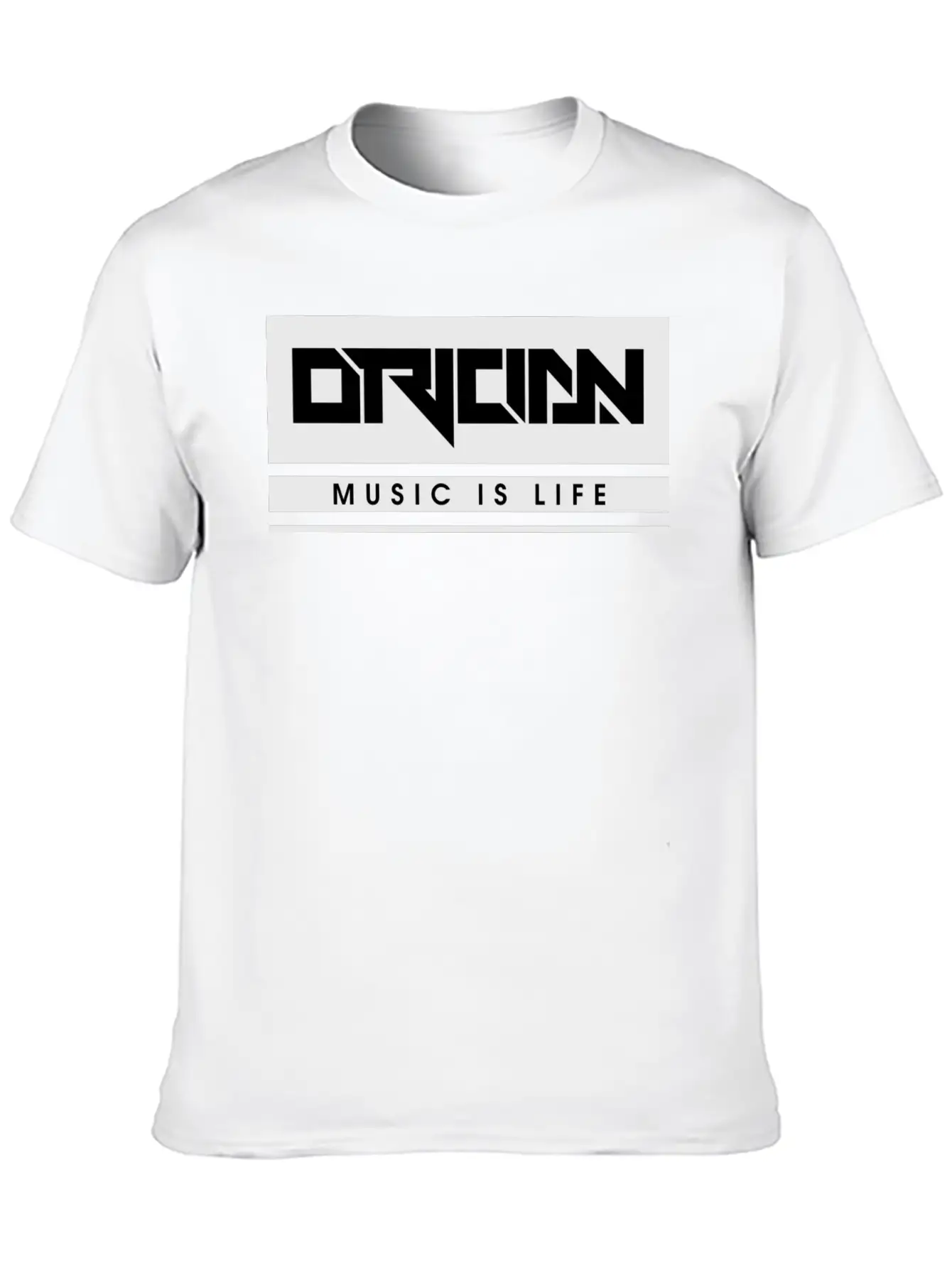 Music Is Life Black Unisex Casual T-Shirt – Clean Design For Daily Comfort