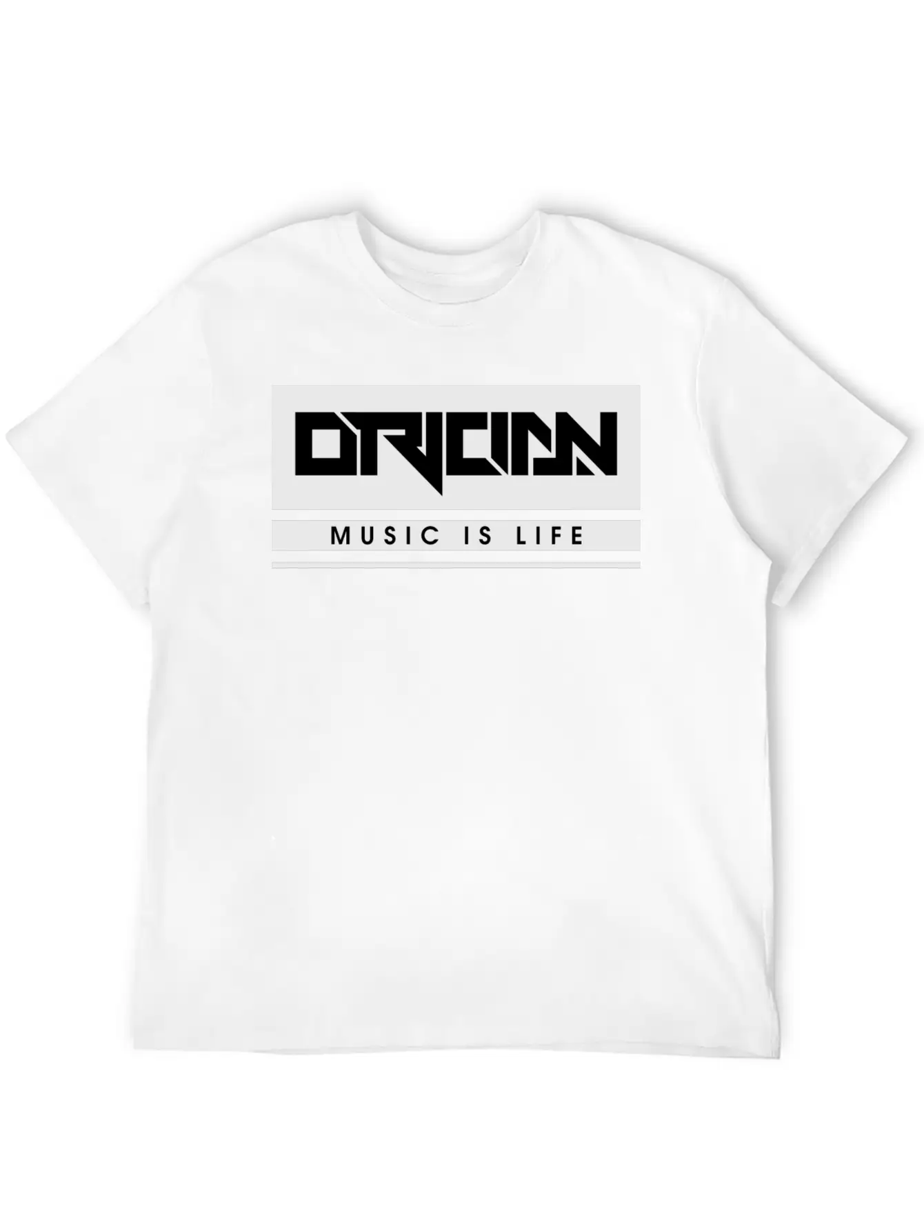 Music Is Life Black Unisex Casual T-Shirt – Clean Design For Daily Comfort