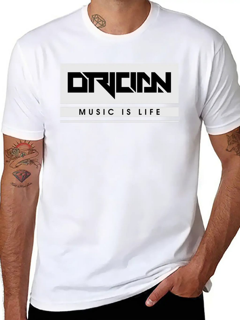 Music Is Life Black Unisex Casual T-Shirt – Clean Design For Daily Comfort
