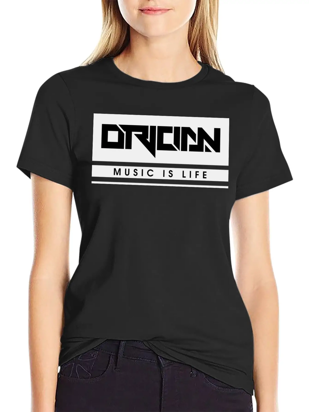 Music Is Life Black Unisex Casual T-Shirt – Clean Design For Daily Comfort