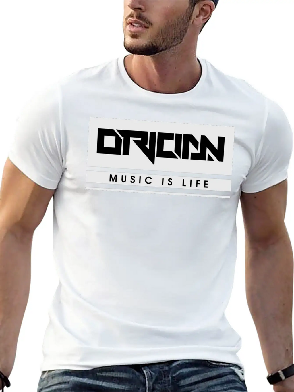 Music Is Life Black Unisex Casual T-Shirt – Clean Design For Daily Comfort