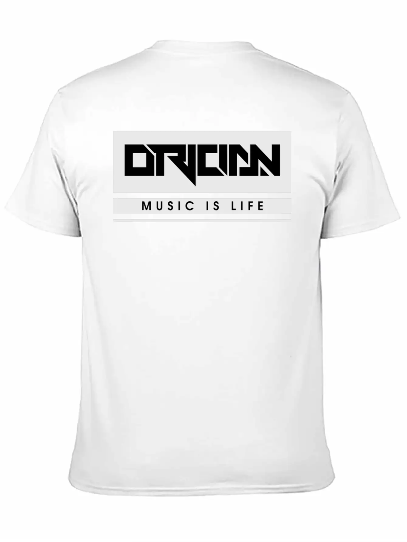Music Is Life Black Unisex Casual T-Shirt – Clean Design For Daily Comfort