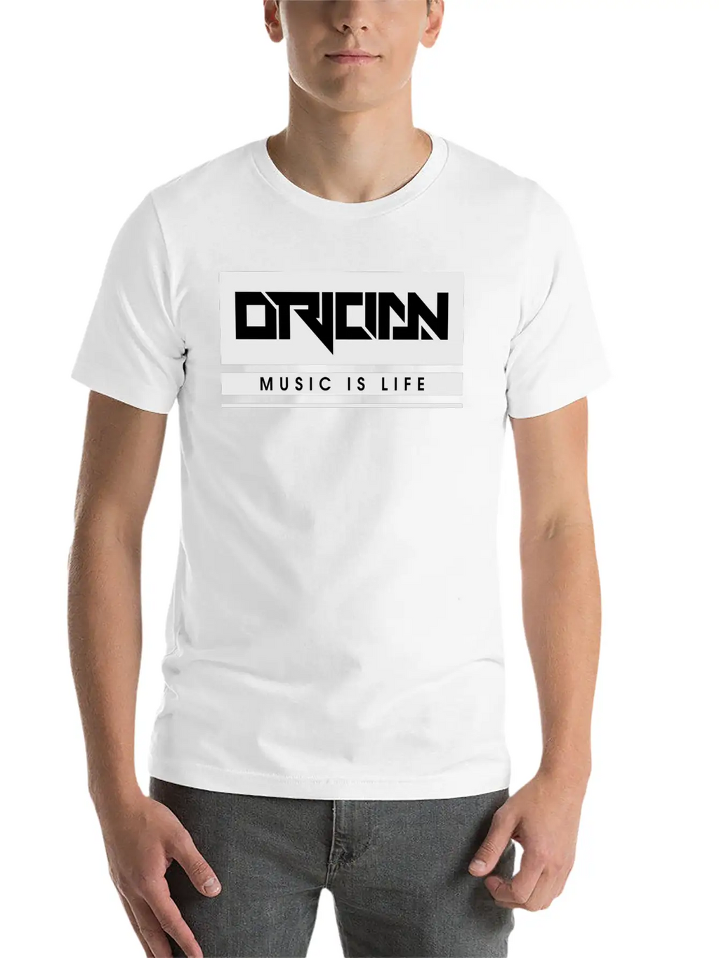 Music Is Life Black Unisex Casual T-Shirt – Clean Design For Daily Comfort