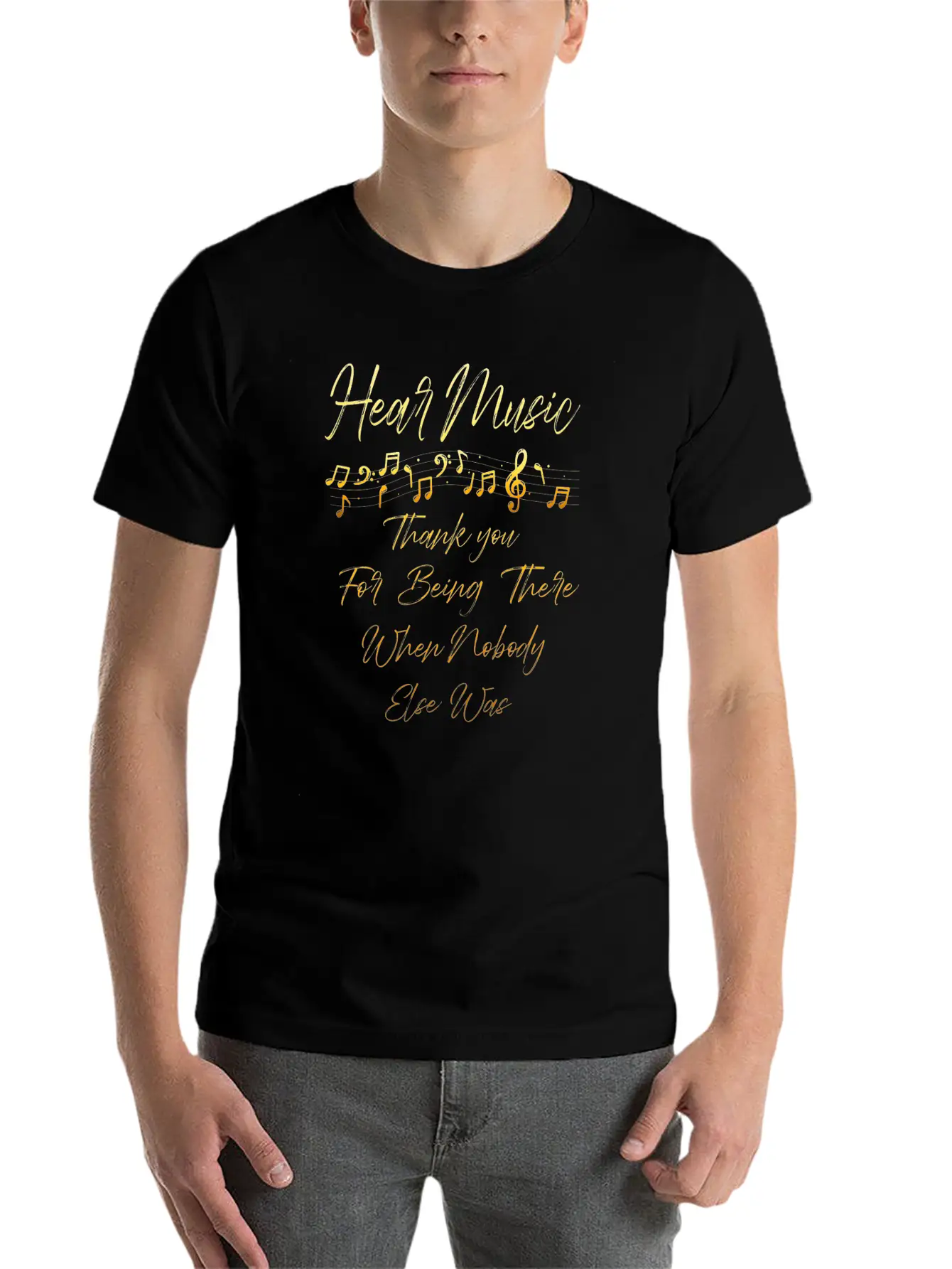 Music Is The Best Medicine In The World Stylish Everyday T-Shirt – Unisex Basic Cotton Tee