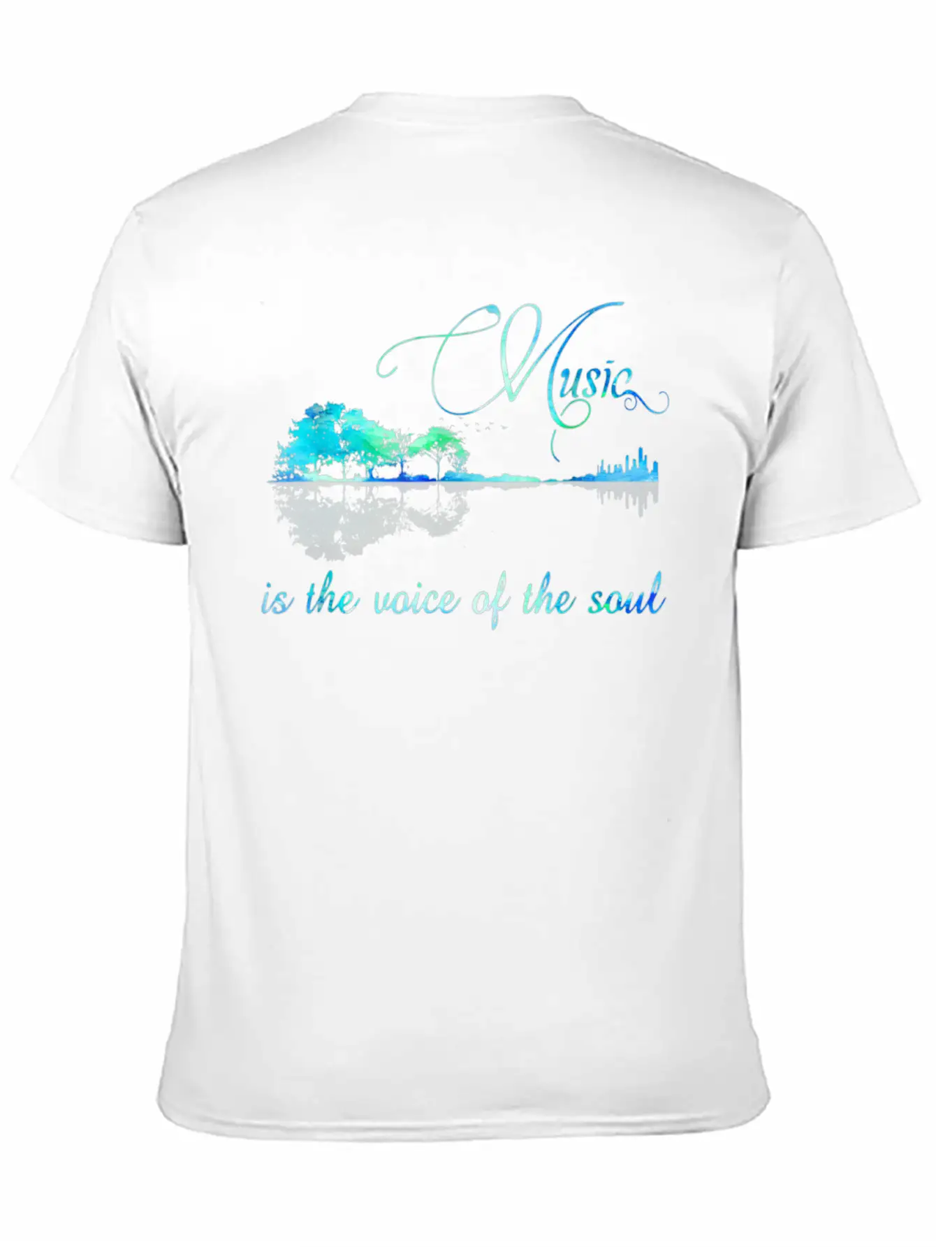 Music Is The Voice Of The Soul Relaxed Everyday Tee – Lightweight And Durable Cotton