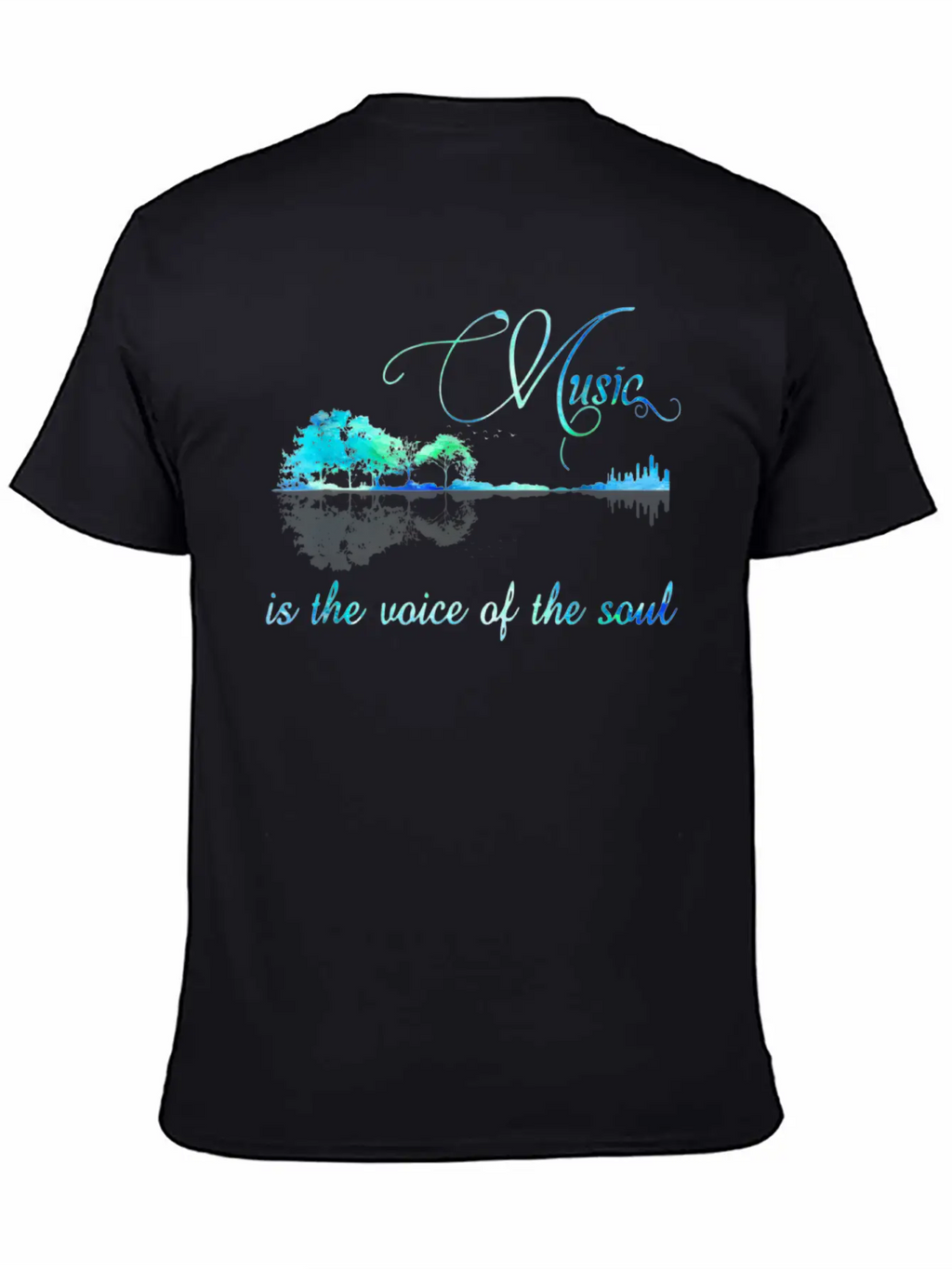 Music Is The Voice Of The Soul Relaxed Everyday Tee – Lightweight And Durable Cotton