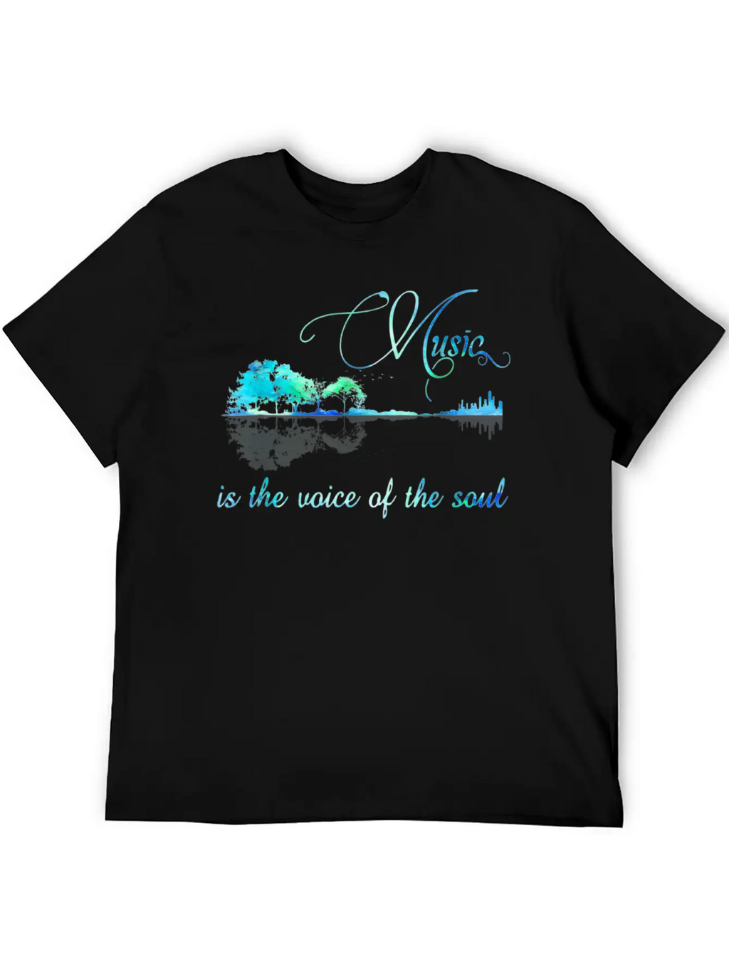 Music Is The Voice Of The Soul Relaxed Everyday Tee – Lightweight And Durable Cotton