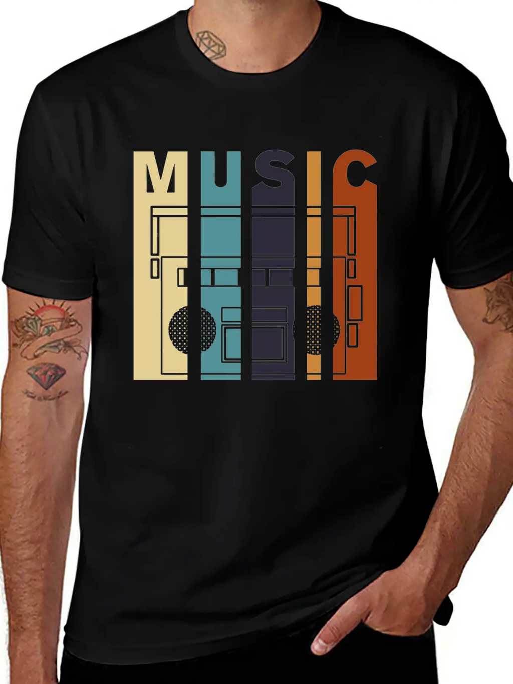 Music Love Basic Graphic T-Shirt – Daily Comfort In Soft Cotton
