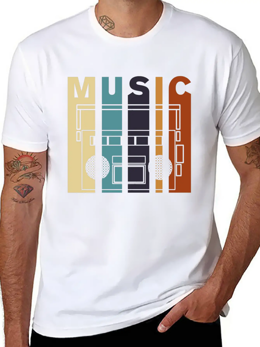 Music Love Basic Graphic T-Shirt – Daily Comfort In Soft Cotton