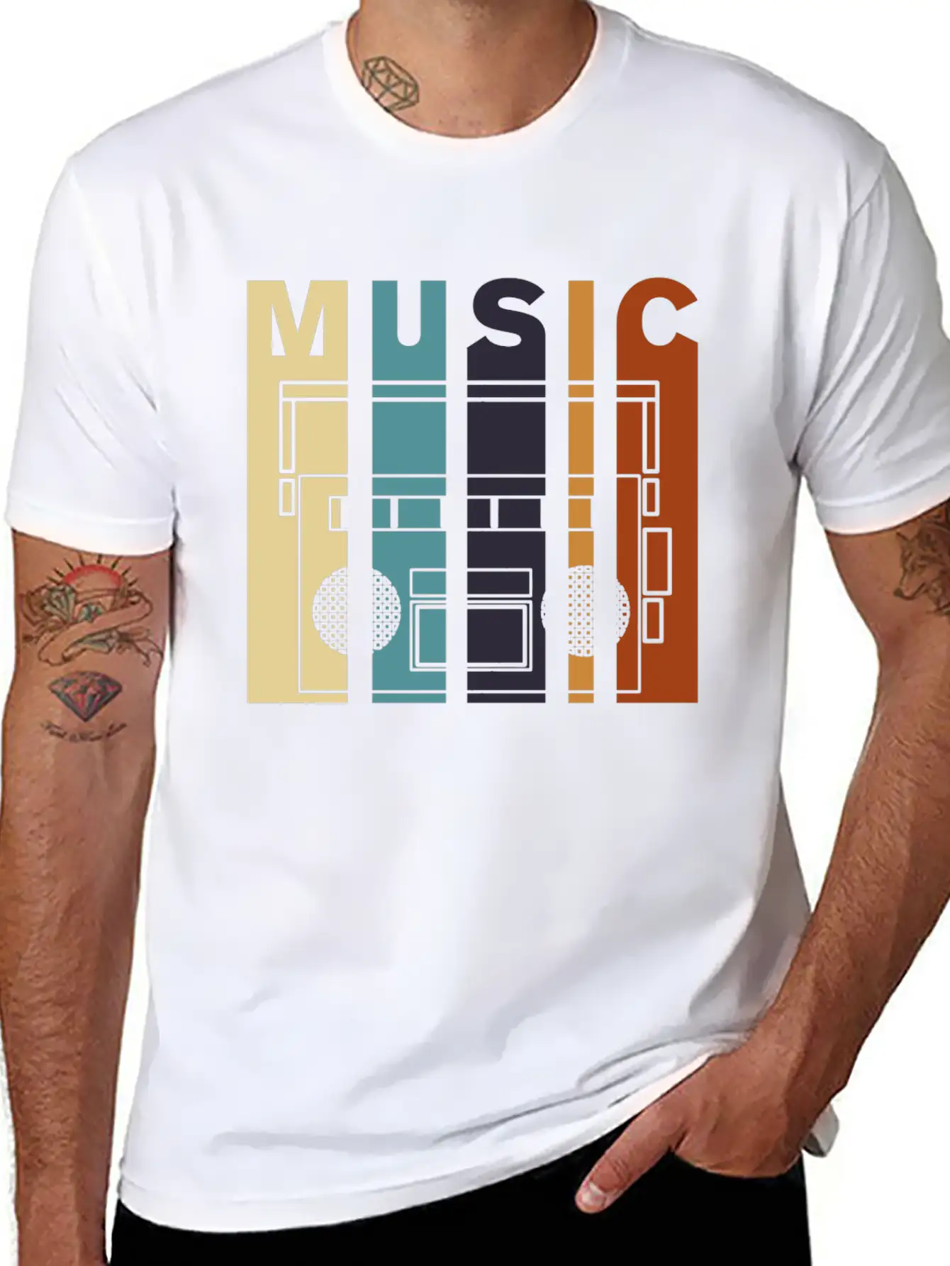 Music Love Basic Graphic T-Shirt – Daily Comfort In Soft Cotton