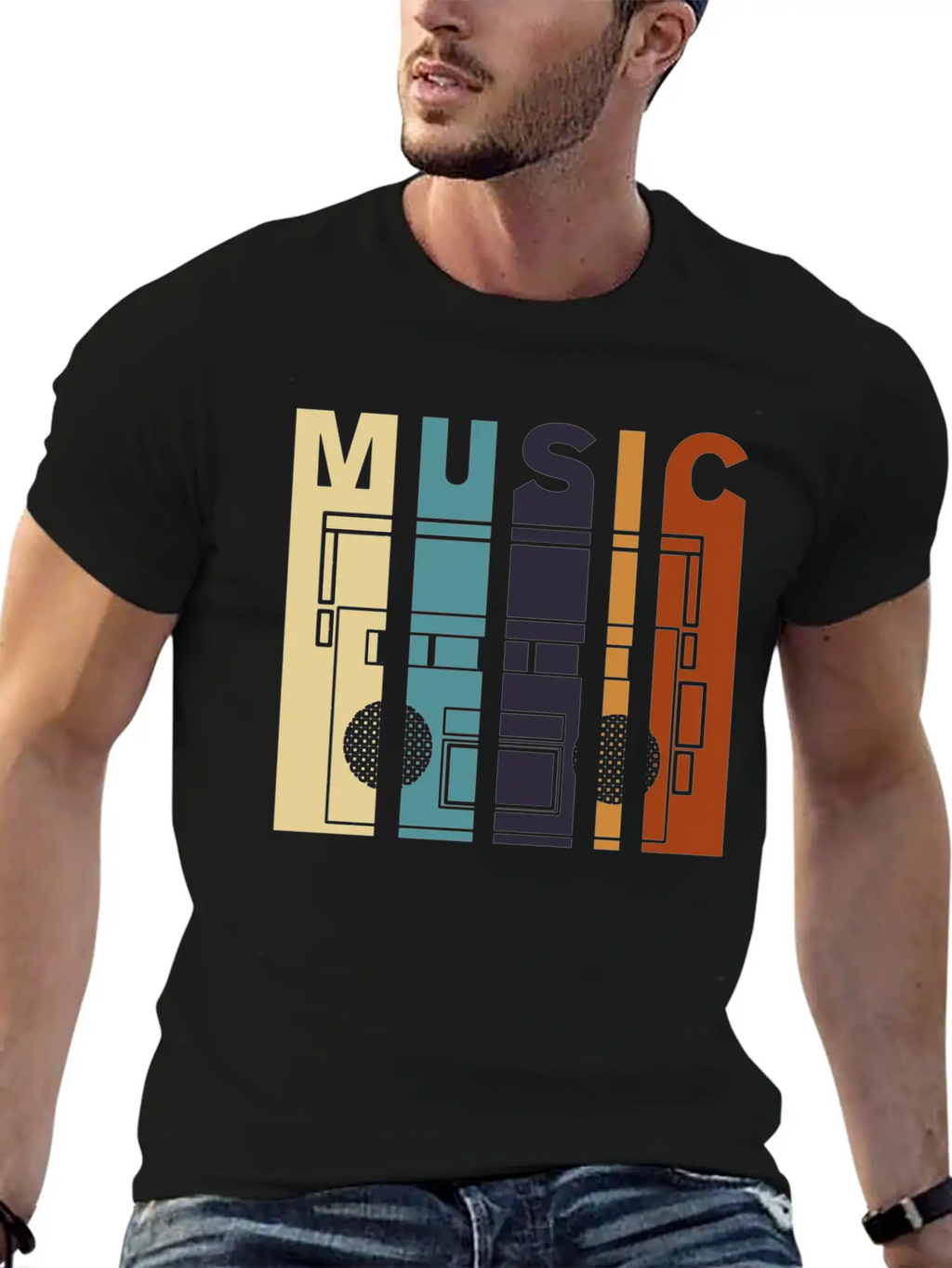 Music Love Basic Graphic T-Shirt – Daily Comfort In Soft Cotton