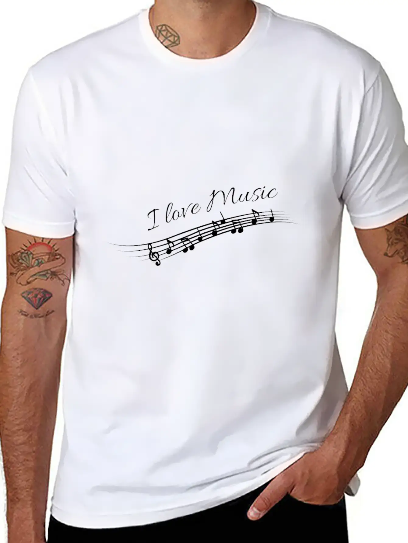 Music Love Timeless Short Sleeve Tee – Comfy And Minimalist Design