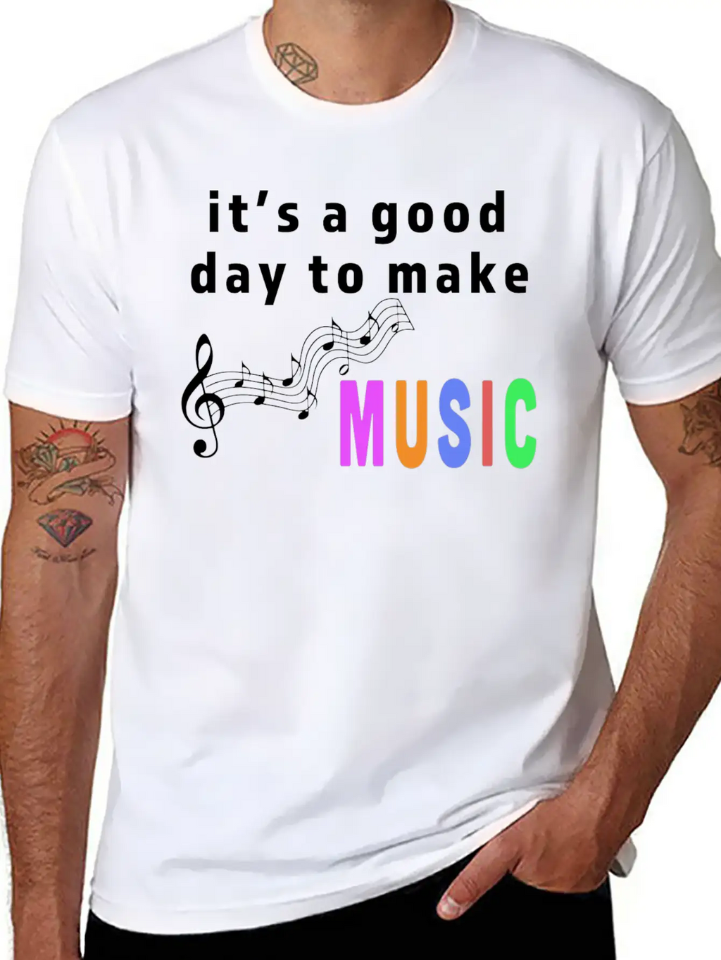 Music Lover Essential Cotton Tee For Daily Outfits – Unisex Style