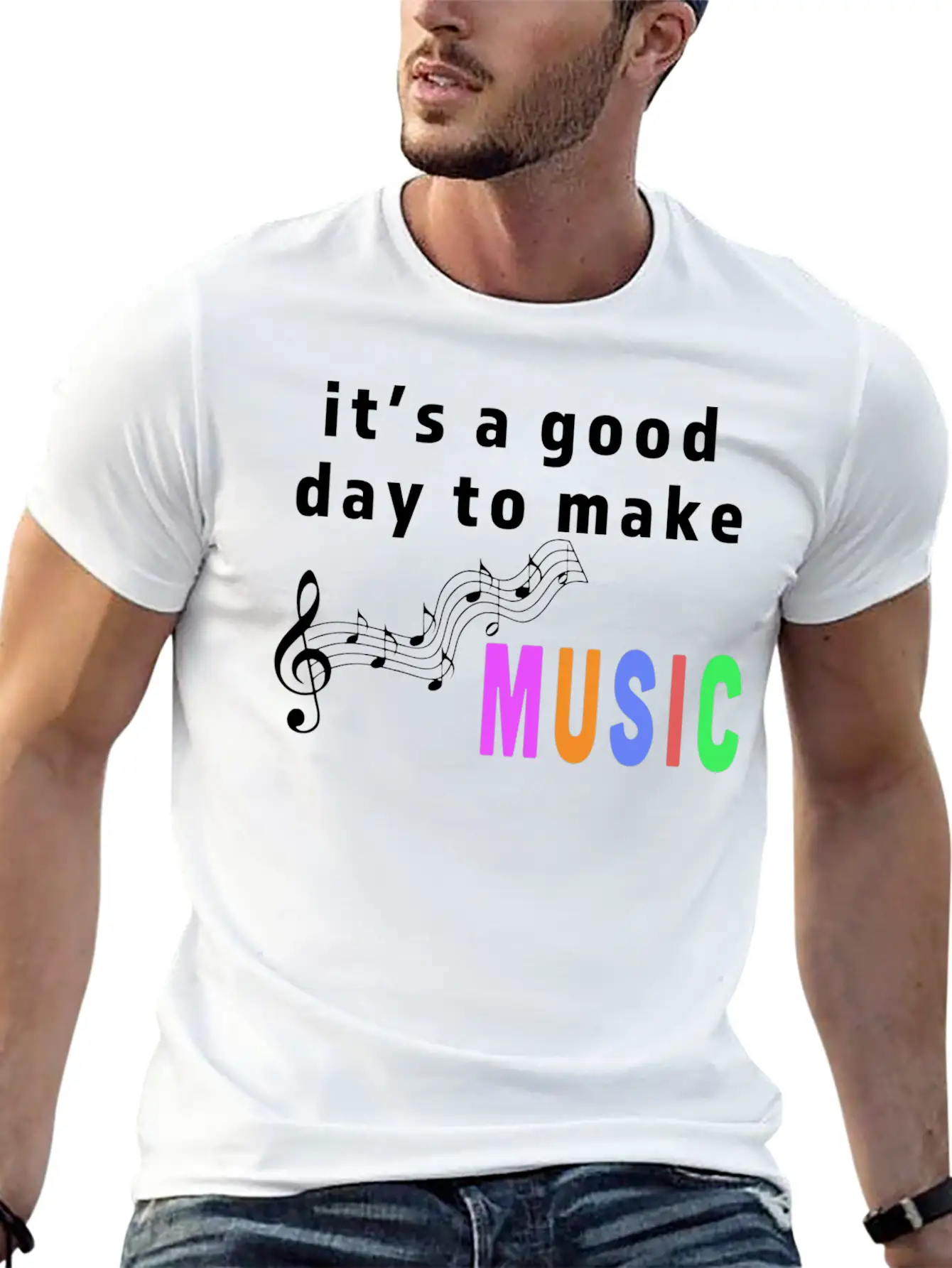 Music Lover Essential Cotton Tee For Daily Outfits – Unisex Style