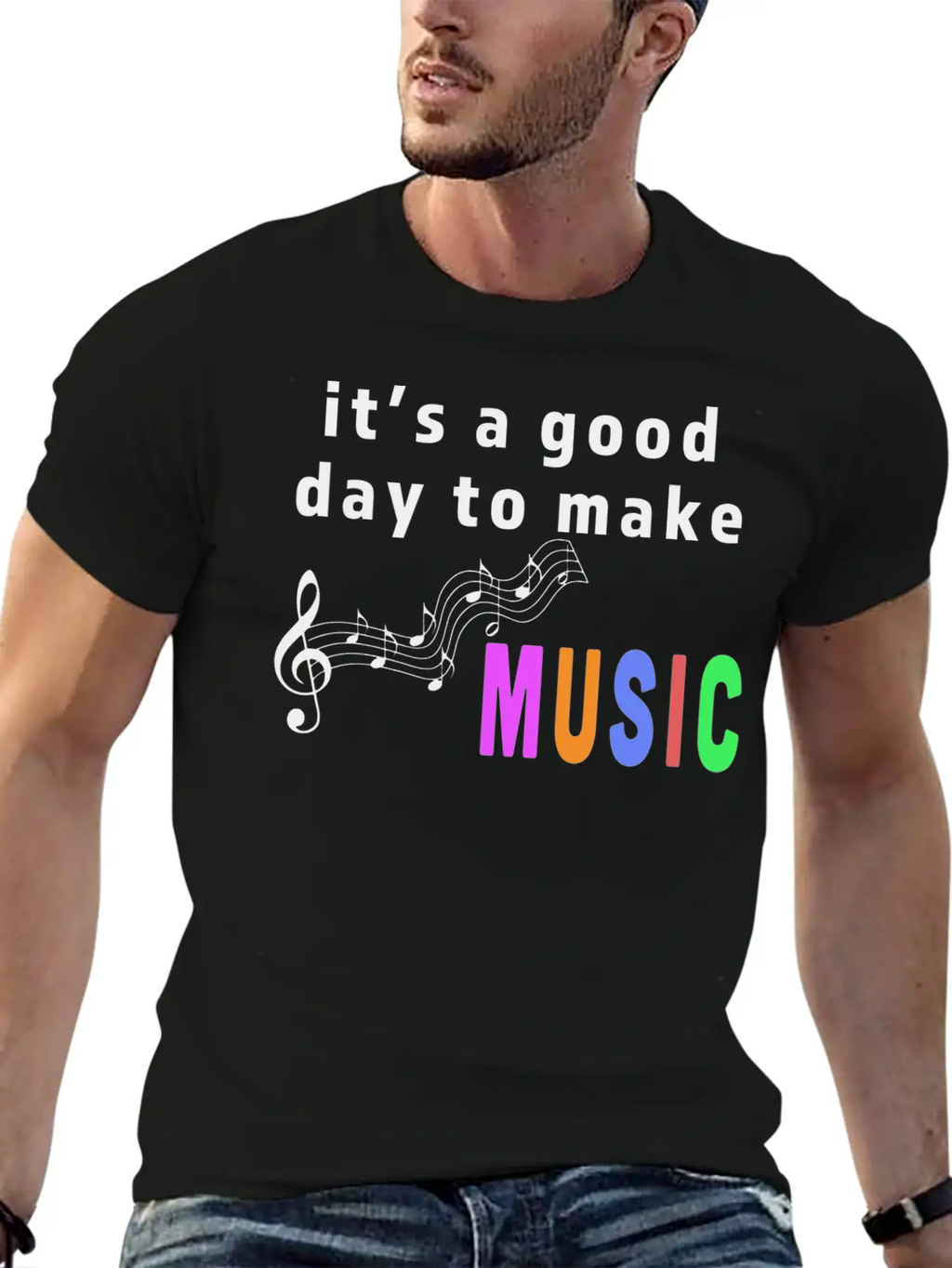Music Lover Essential Cotton Tee For Daily Outfits – Unisex Style