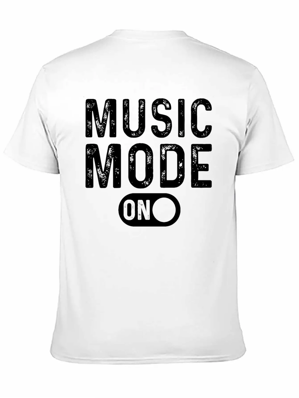 Music Mode On - Musician Music Lover Breathable Soft Cotton T-Shirt – Timeless Casual Look