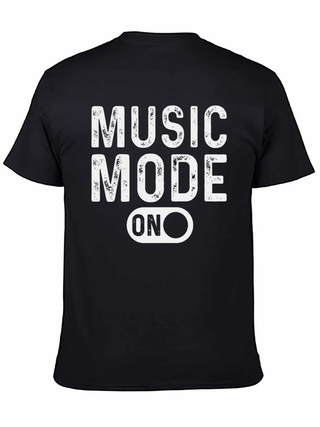 Music Mode On - Musician Music Lover Breathable Soft Cotton T-Shirt – Timeless Casual Look