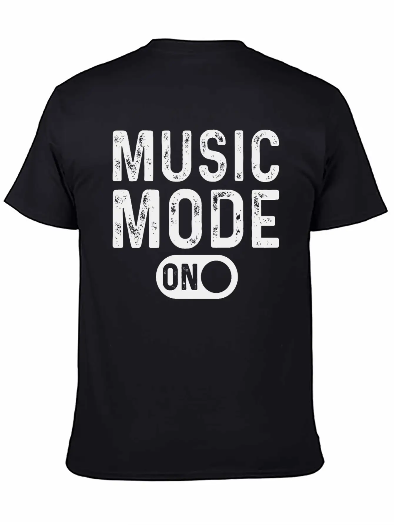 Music Mode On - Musician Music Lover Breathable Soft Cotton T-Shirt – Timeless Casual Look