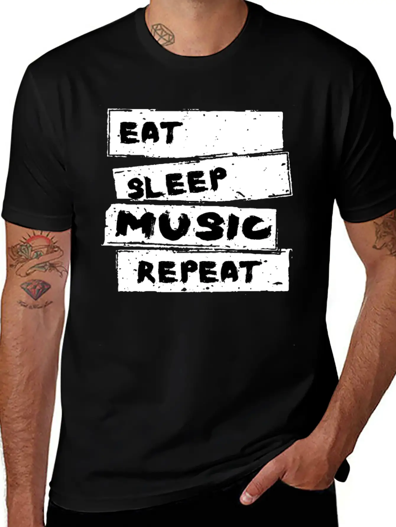 Music - Musica T Shirt Breathable Soft Cotton T-Shirt – Timeless Casual Look