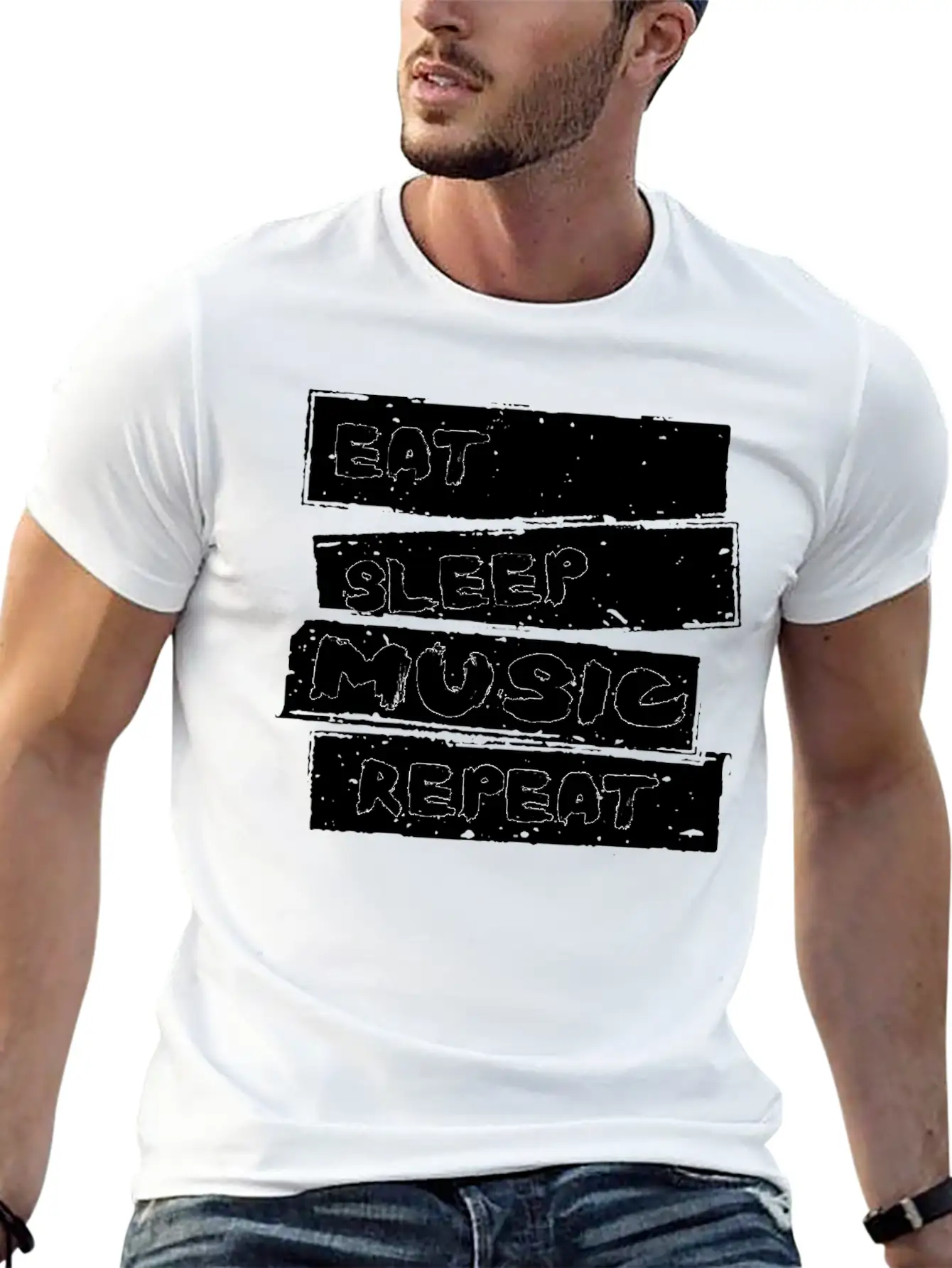 Music - Musica T Shirt Breathable Soft Cotton T-Shirt – Timeless Casual Look