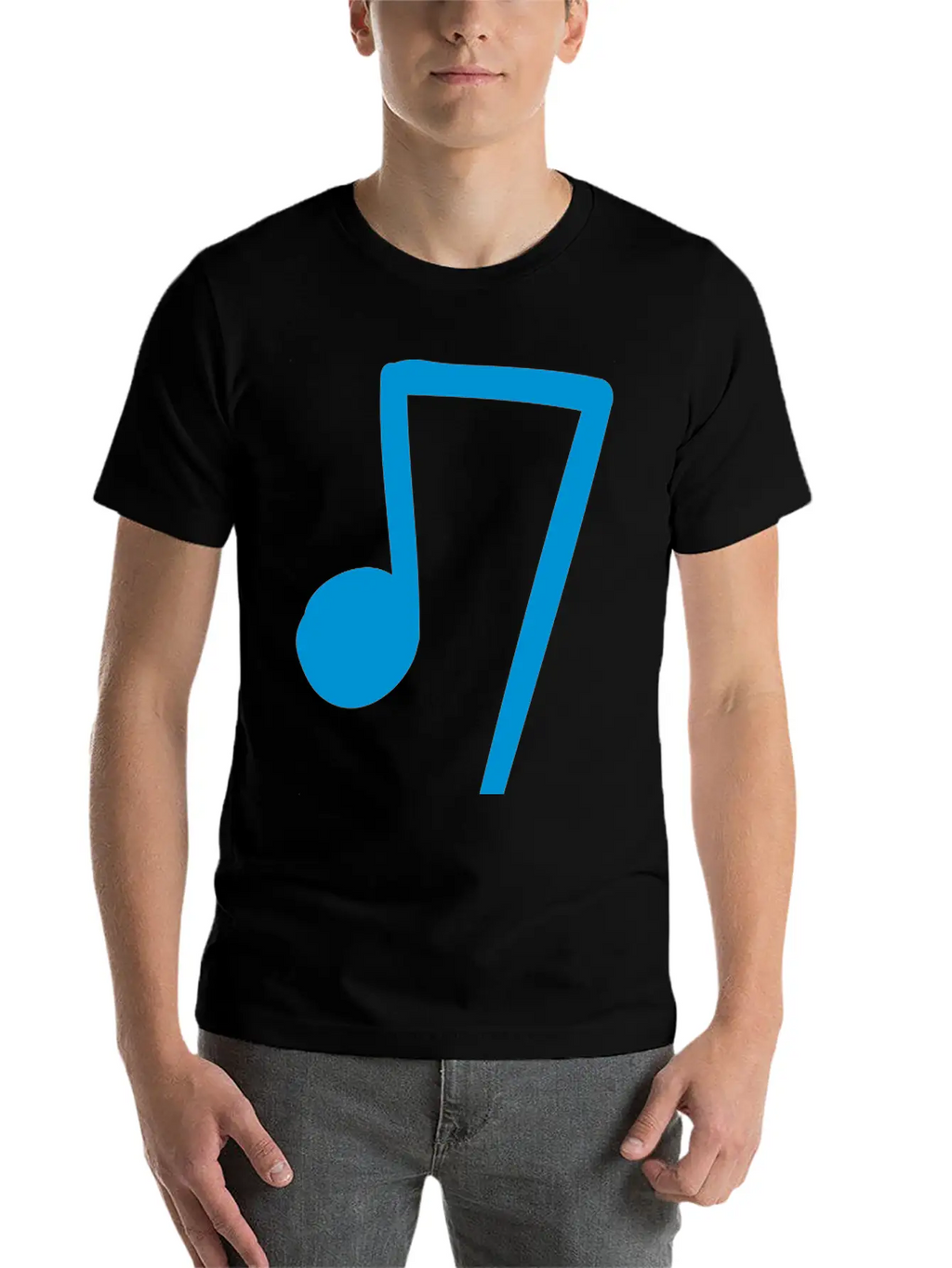 Music Note Breathable Soft Cotton T-Shirt – Timeless Casual Look