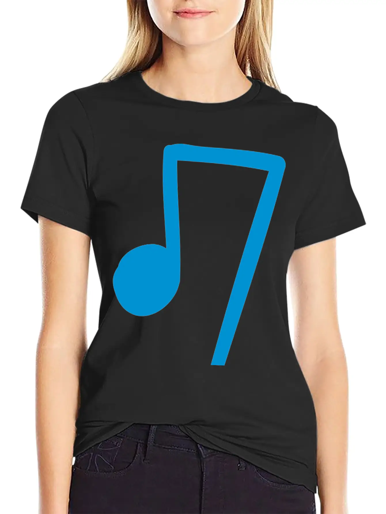 Music Note Breathable Soft Cotton T-Shirt – Timeless Casual Look