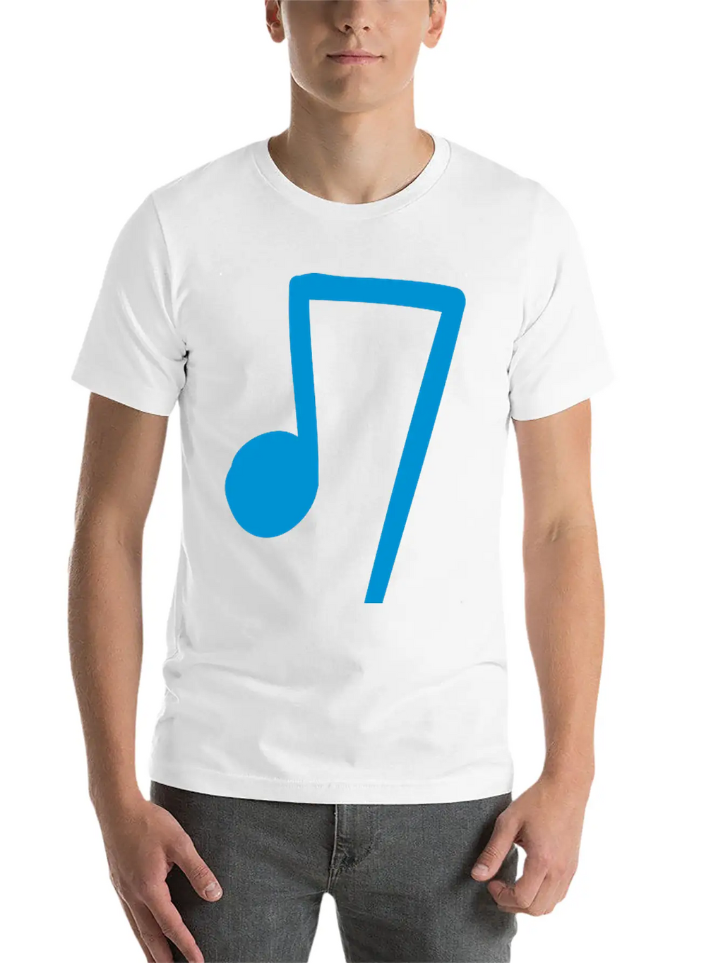 Music Note Breathable Soft Cotton T-Shirt – Timeless Casual Look