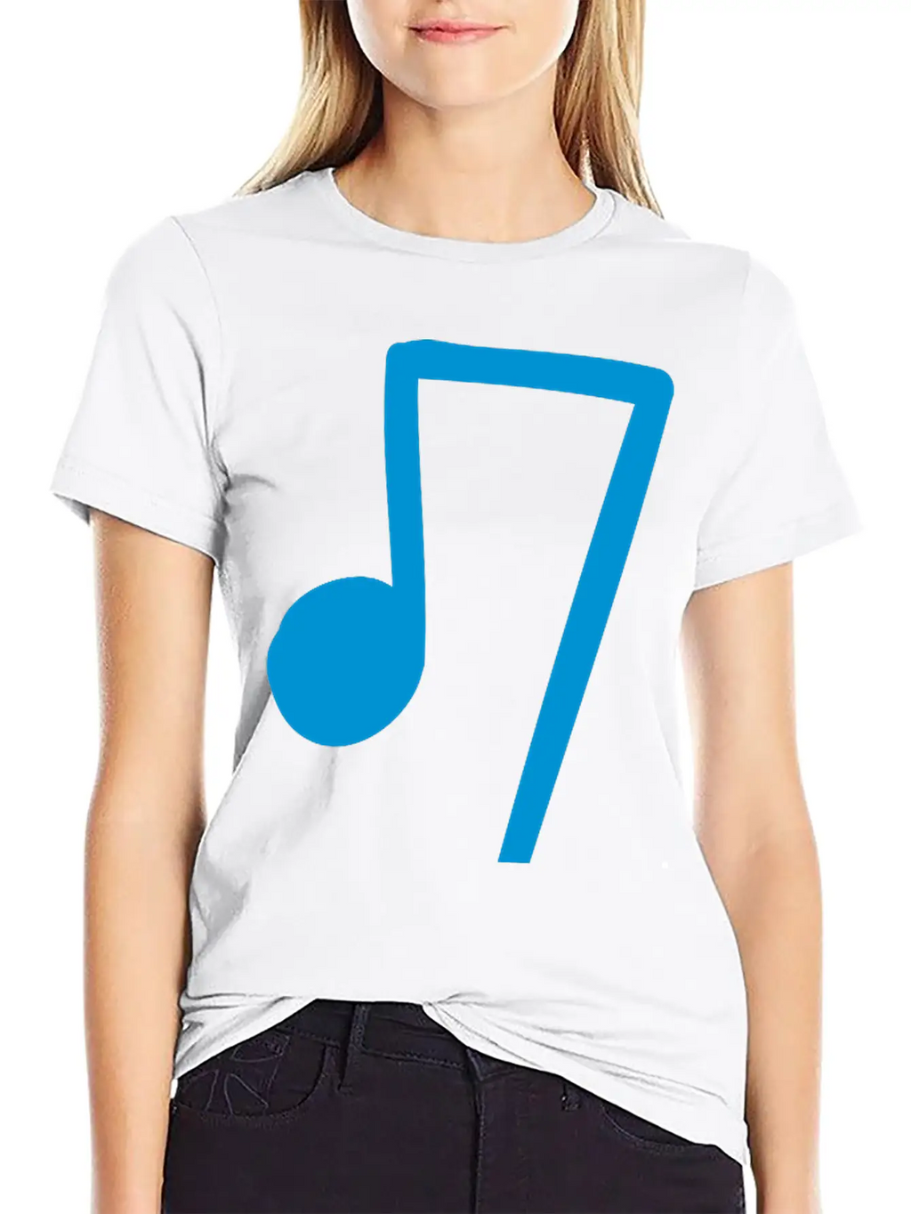 Music Note Breathable Soft Cotton T-Shirt – Timeless Casual Look