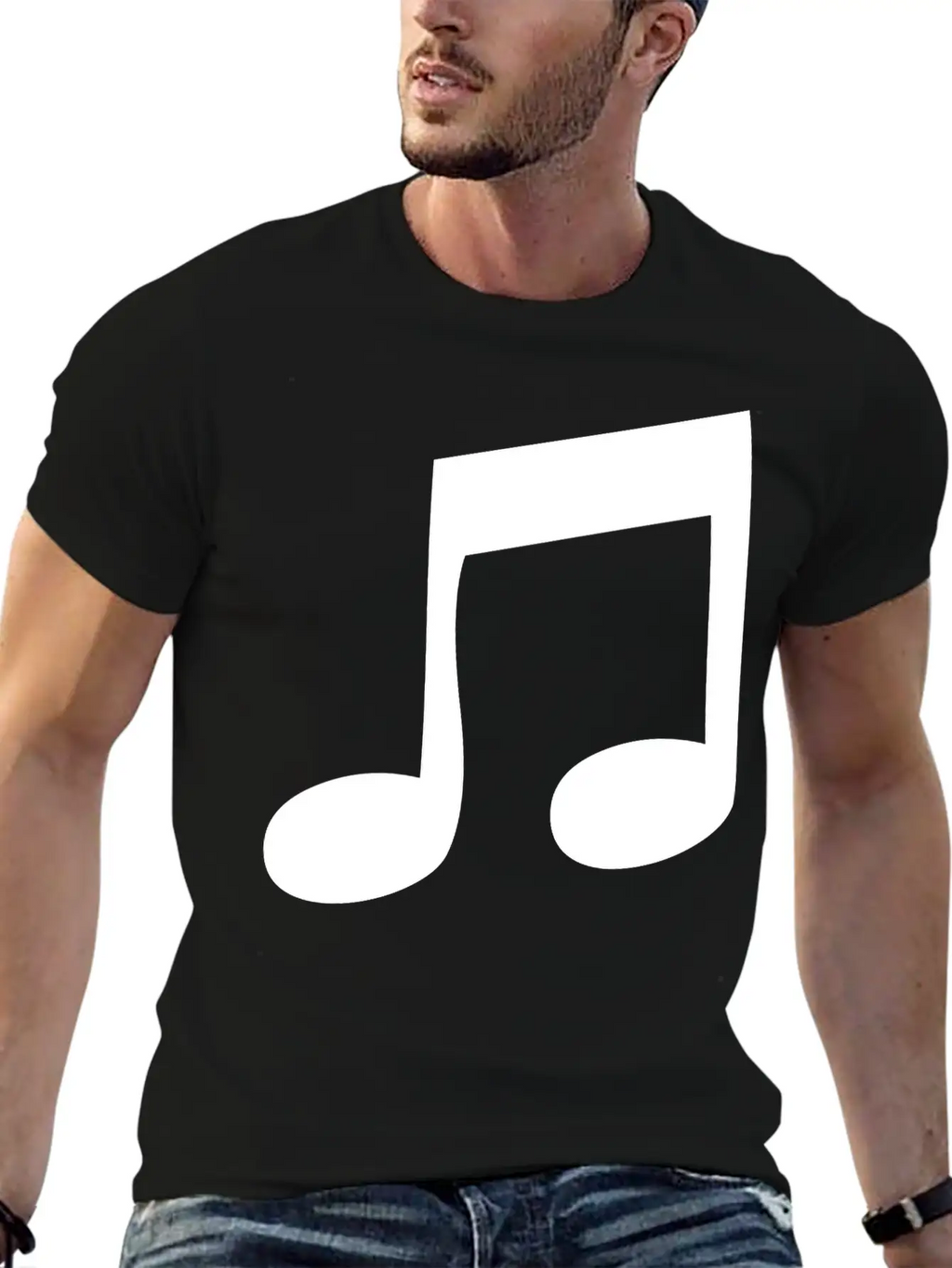 Music Note Classic Cotton Tee – Unisex Comfort For Any Season