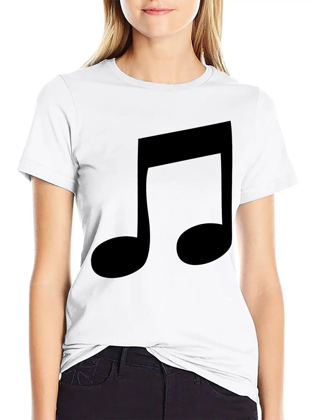 Music Note Classic Cotton Tee – Unisex Comfort For Any Season
