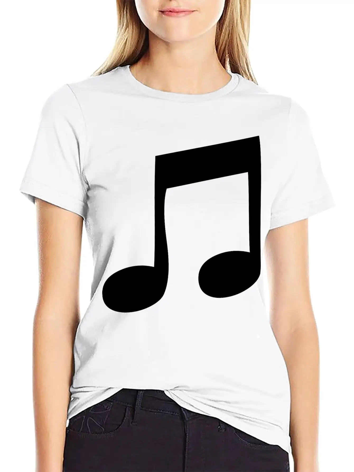 Music Note Classic Cotton Tee – Unisex Comfort For Any Season