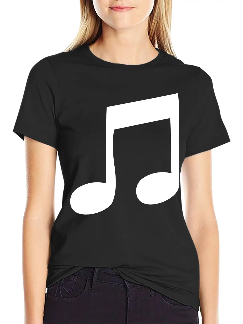 Music Note Classic Cotton Tee – Unisex Comfort For Any Season