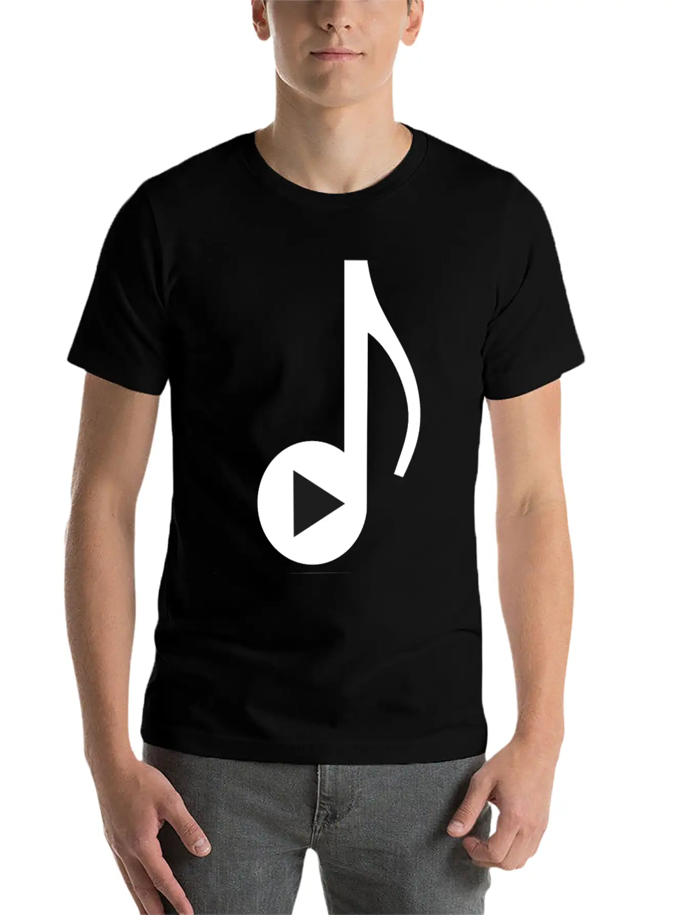 Music Note Timeless Short Sleeve Tee – Comfy And Minimalist Design