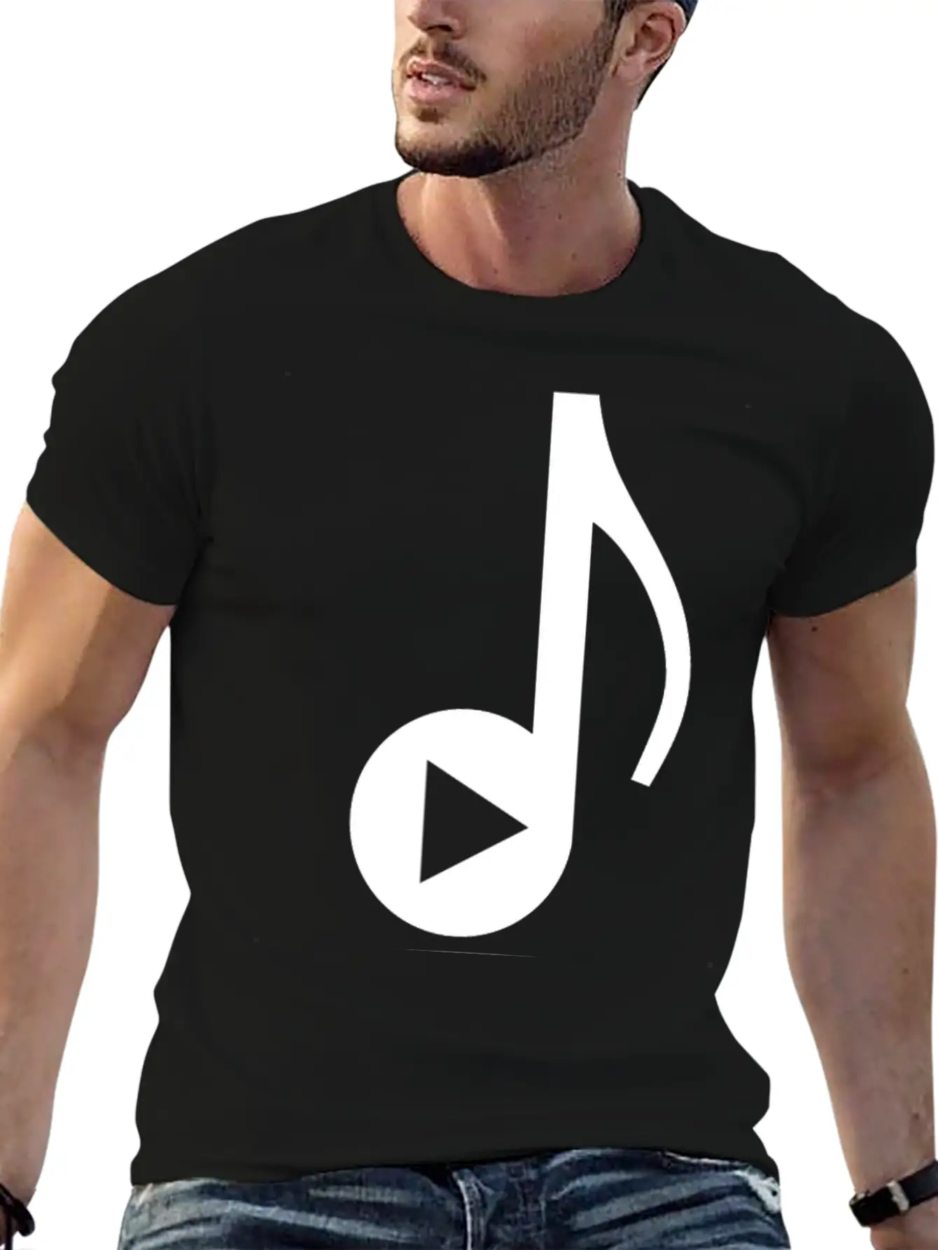 Music Note Timeless Short Sleeve Tee – Comfy And Minimalist Design