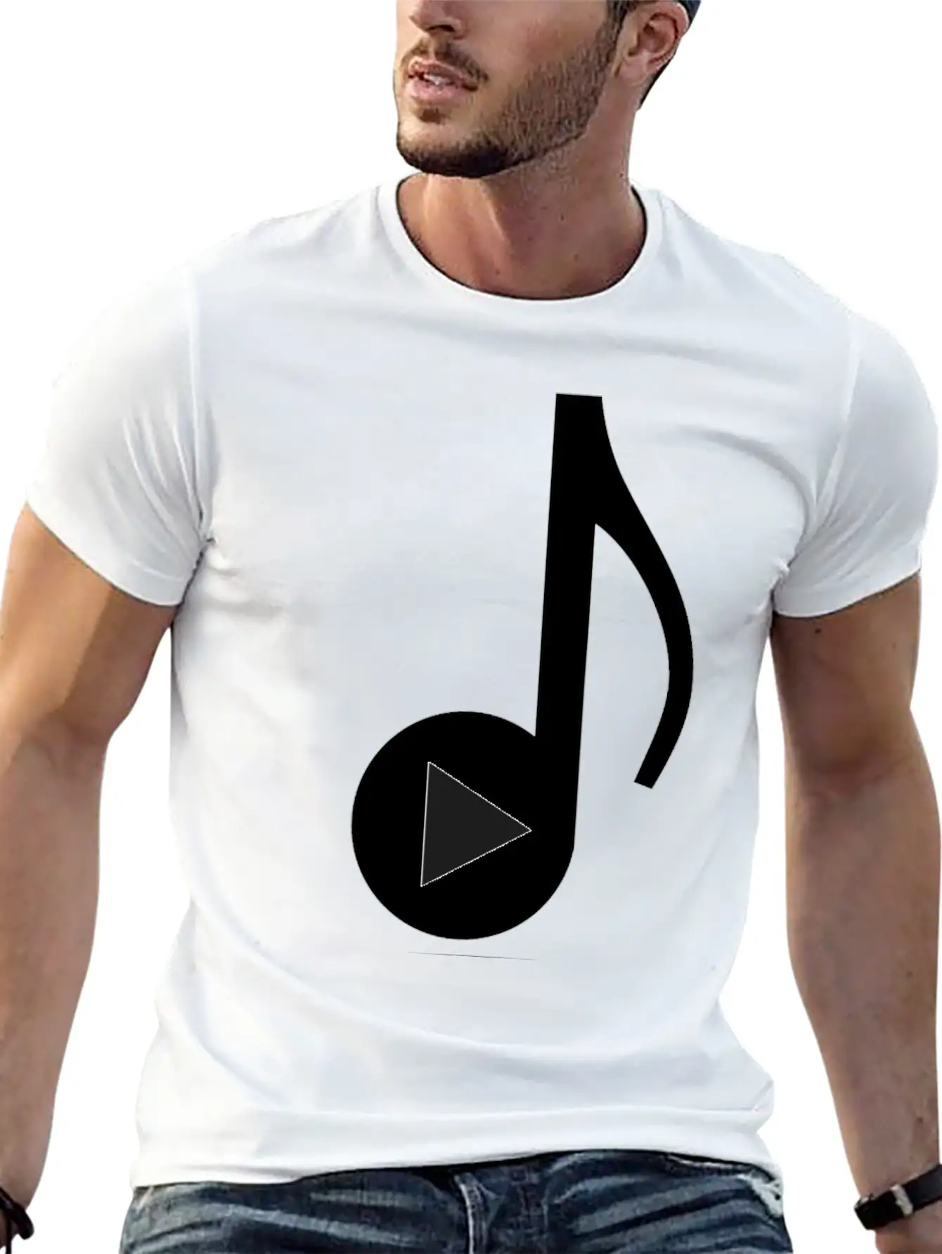 Music Note Timeless Short Sleeve Tee – Comfy And Minimalist Design