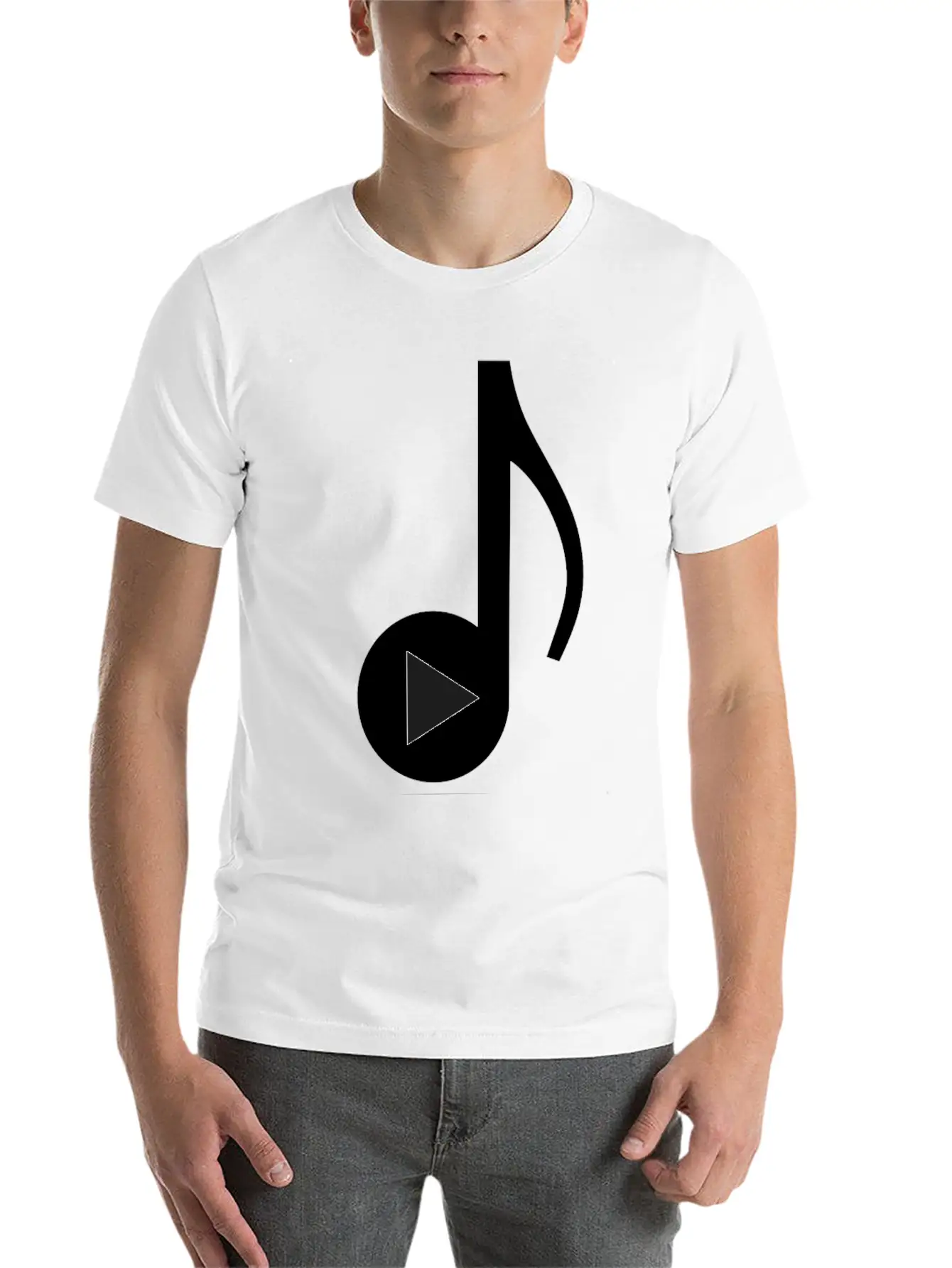 Music Note Timeless Short Sleeve Tee – Comfy And Minimalist Design