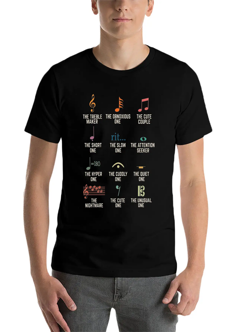 Music Notes, Musician Classic Cotton Tee – Unisex Comfort For Any Season