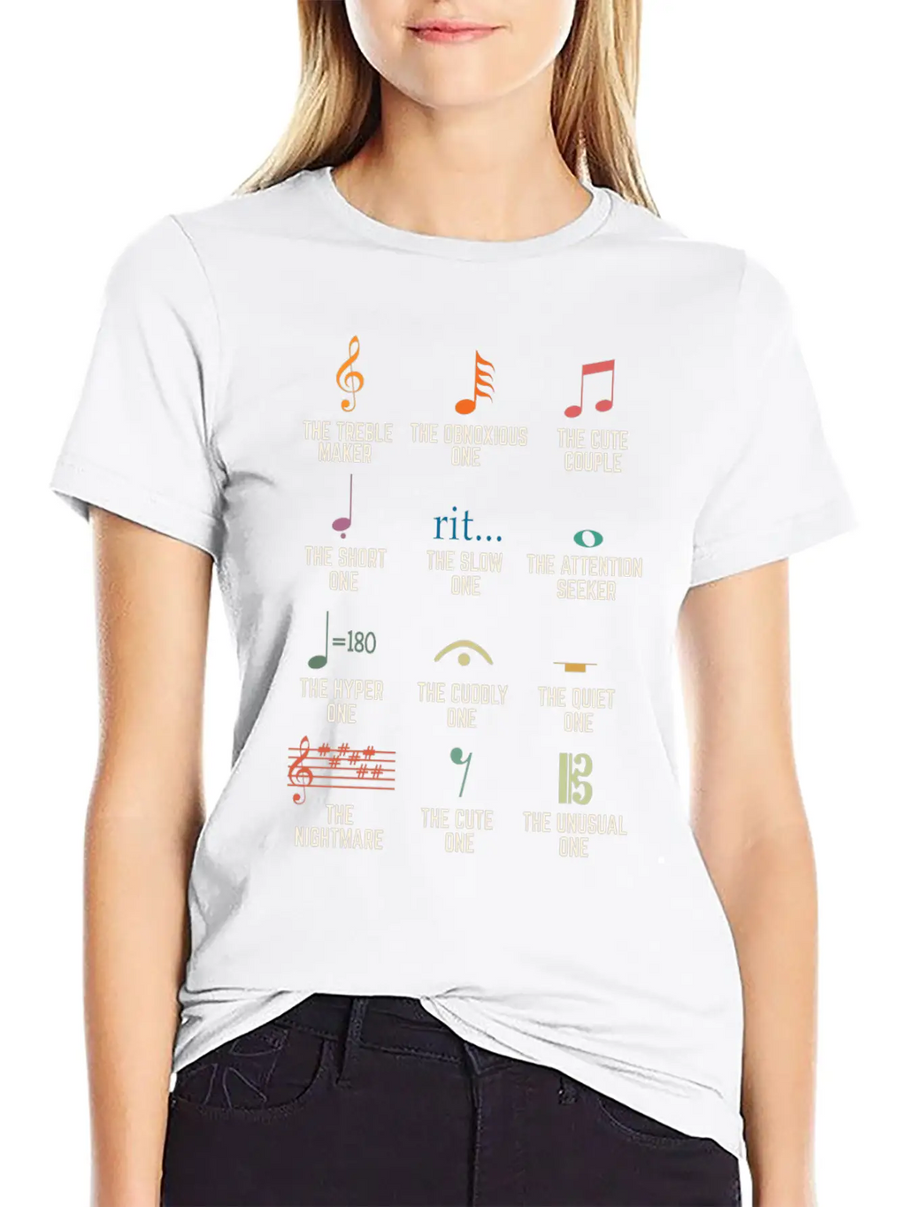 Music Notes, Musician Classic Cotton Tee – Unisex Comfort For Any Season