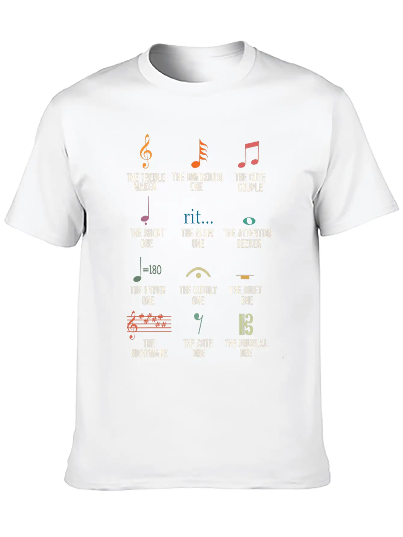 Music Notes, Musician Classic Cotton Tee – Unisex Comfort For Any Season