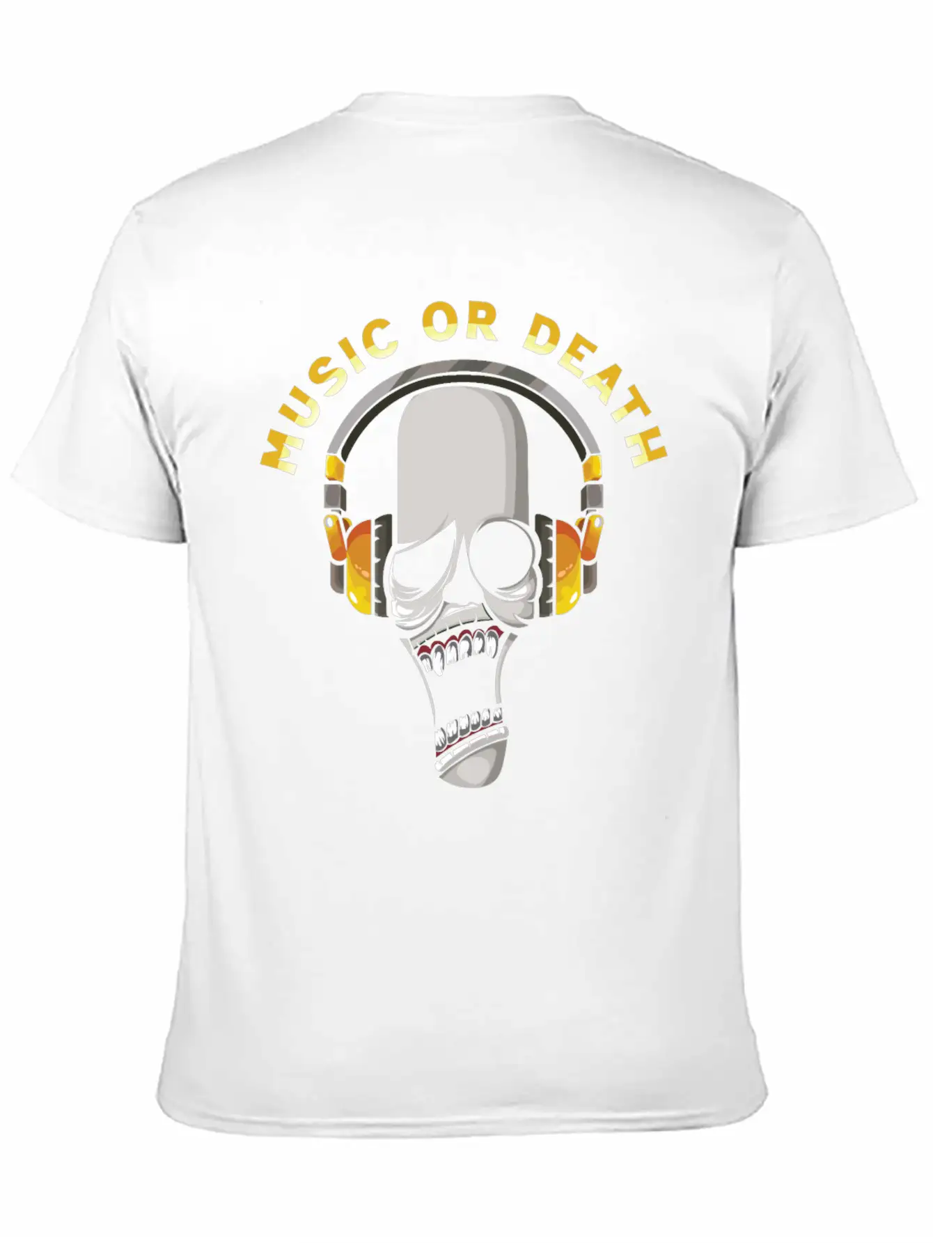 Music Or Death Breathable Soft Cotton T-Shirt – Timeless Casual Look
