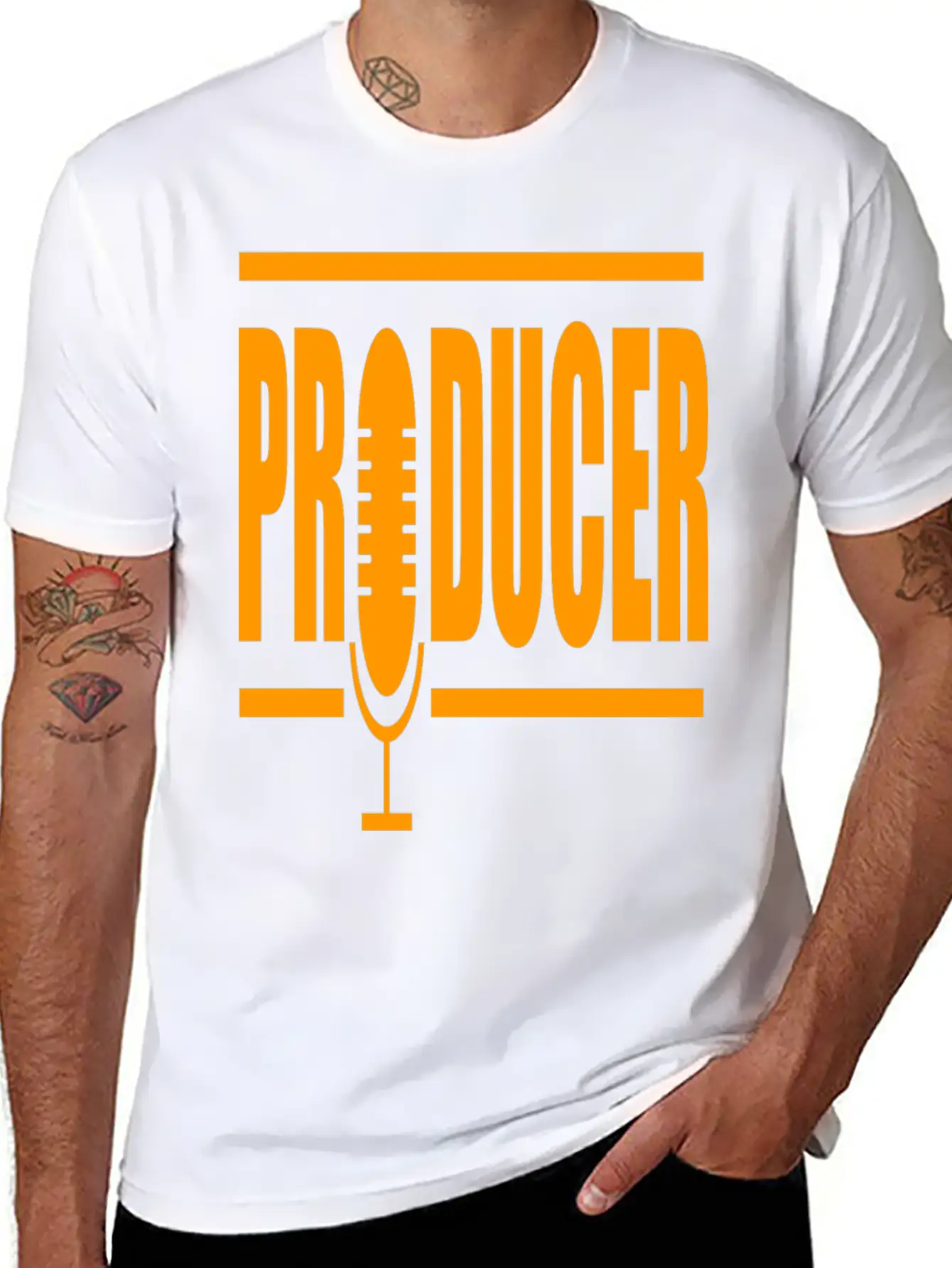 Music Producer Breathable Graphic T-Shirt – Perfect For Casual Days