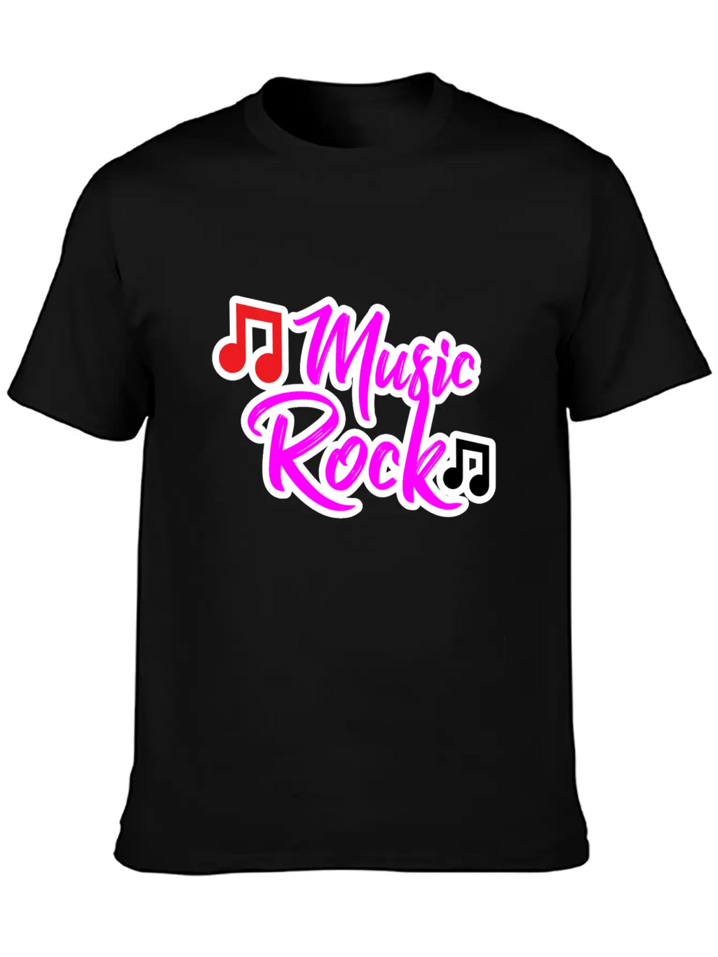 Music Rock Design For All The Music Lovers Relaxed Everyday Tee – Lightweight And Durable Cotton