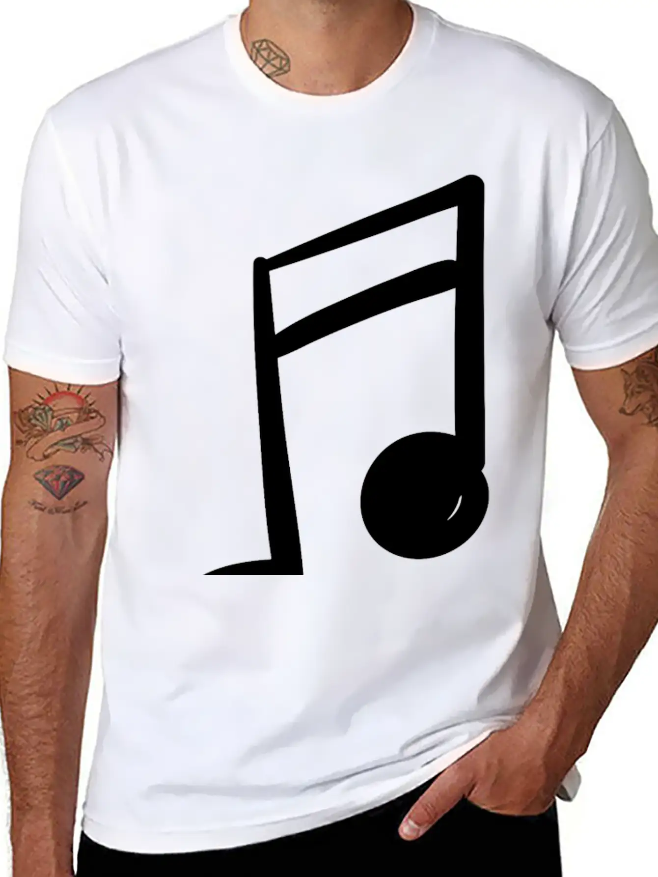 Music Tone Basic Graphic T-Shirt – Daily Comfort In Soft Cotton