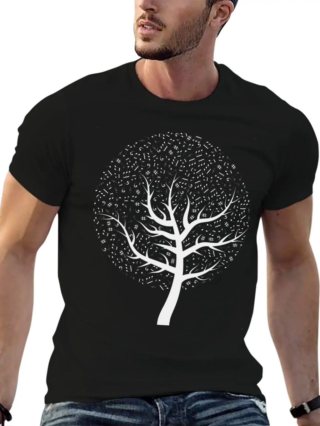 Music Tree Relaxed Everyday Tee – Lightweight And Durable Cotton