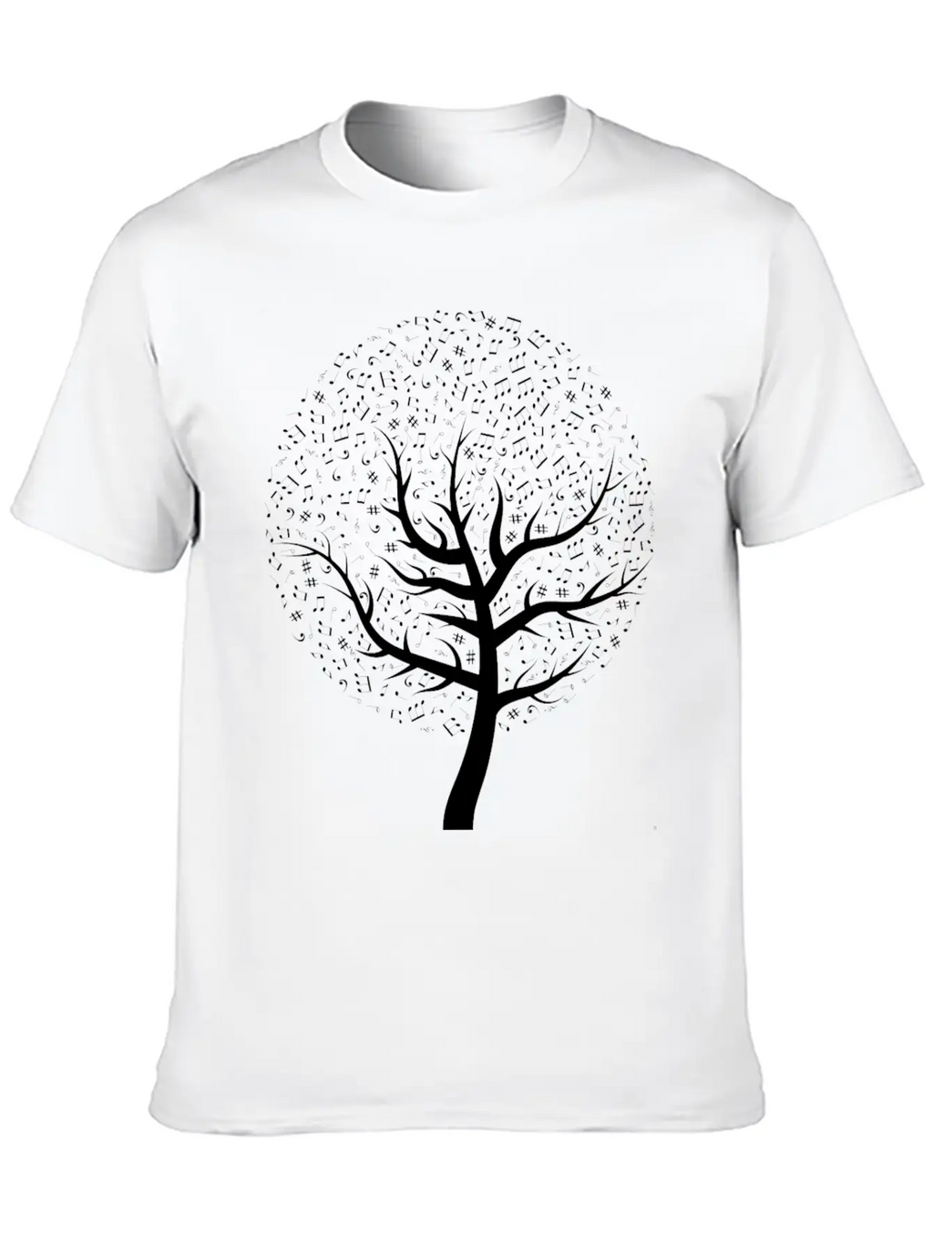 Music Tree Relaxed Everyday Tee – Lightweight And Durable Cotton