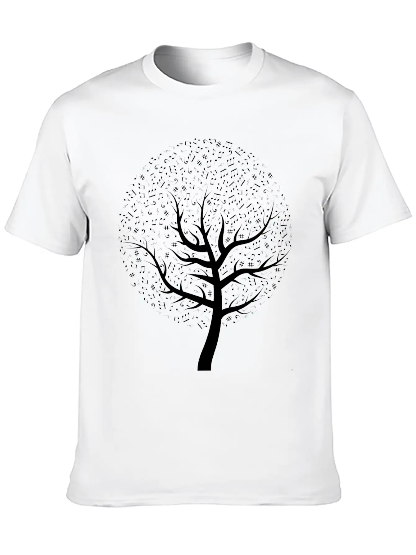 Music Tree Relaxed Everyday Tee – Lightweight And Durable Cotton