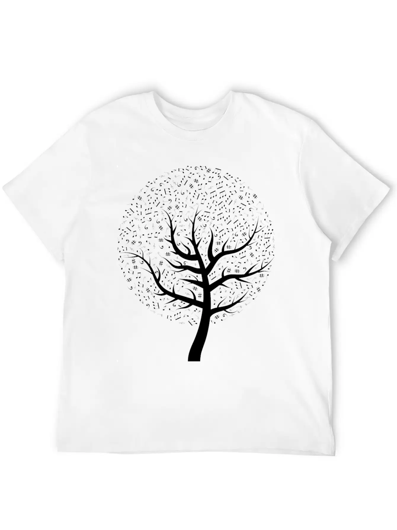 Music Tree Relaxed Everyday Tee – Lightweight And Durable Cotton
