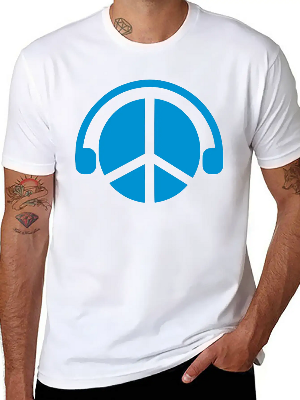 MUSIC UNITED Stylish Everyday T-Shirt – Unisex Basic Cotton Tee